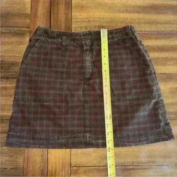 Vintage Maurice's 2 Piece Set Skirt and Button Up Top Plaid Size 8/L - Picture 13 of 15